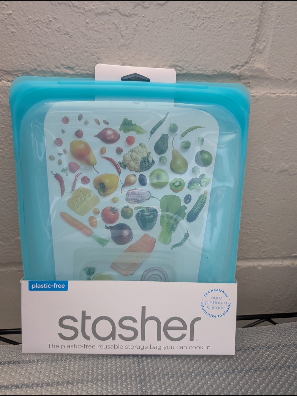 Stasher Half-Gallon Bag - Aqua
